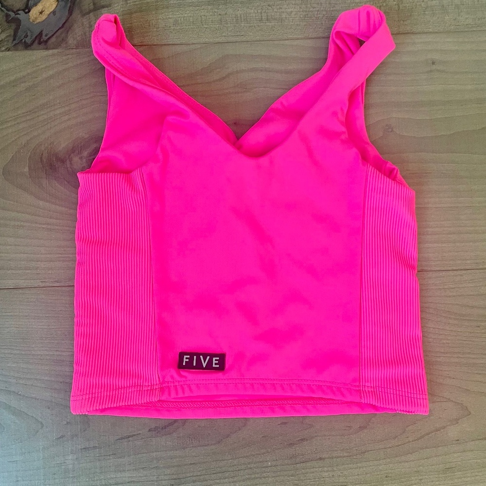Five Dancewear Hot Pink Tank YXL